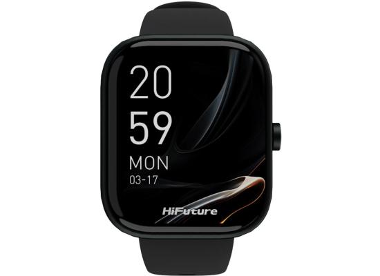 HiFuture LUME Smartwatch 1.85" IPS Display, Dual-Core Processor, 100+ Sports Modes, Built-in Wireless Calling, 24/7 Health Monitoring (Heart Rate, SpO2, Sleep), Ultra-Light Weight Sleek Design, Black